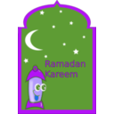 download Ramadan Kareem clipart image with 225 hue color
