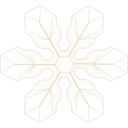 download Snowflake1 clipart image with 225 hue color