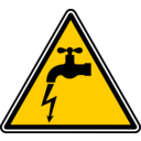 download Danger Electric Leakage clipart image with 0 hue color