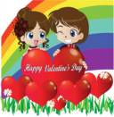 Happy Valentine Smiley Emoticon