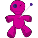 download Voodoo Doll clipart image with 270 hue color