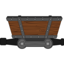download Mine Mining Car clipart image with 0 hue color