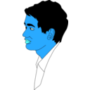 download My Avatar clipart image with 180 hue color