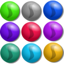 download Game Marbles Dots clipart image with 225 hue color