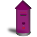 download Postbox clipart image with 315 hue color