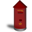 download Postbox clipart image with 0 hue color