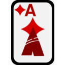download Ace Of Diamonds clipart image with 0 hue color