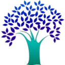 download Tree clipart image with 135 hue color