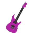 download Guitar clipart image with 270 hue color