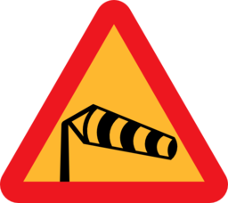 Windsock Pointing Right Sign