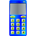 download Slim Cell Phone clipart image with 0 hue color