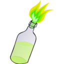 download Molotov Cocktail clipart image with 45 hue color