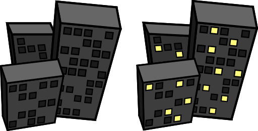 Buildings At Night
