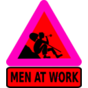 download Men At Work clipart image with 315 hue color