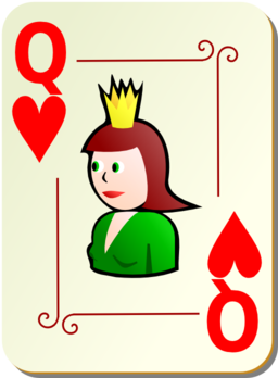 Ornamental Deck Queen Of Hearts
