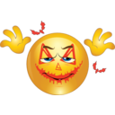 download Zombie Smiley Emoticon clipart image with 0 hue color