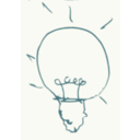 download Bulb Idea clipart image with 315 hue color