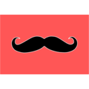 download Mustache clipart image with 0 hue color