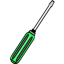 download Simple Screwdriver clipart image with 90 hue color