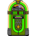 download Fifties Jukebox clipart image with 45 hue color