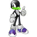 download Tux The Penguin In Sonic Style clipart image with 45 hue color