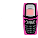 download Mobile Phone clipart image with 315 hue color