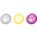 download Button clipart image with 90 hue color