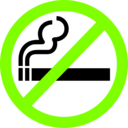 download Sign No Smoking clipart image with 90 hue color