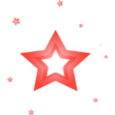 download Star Icon clipart image with 315 hue color