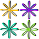 download Bows Ribbons clipart image with 45 hue color