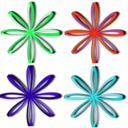 download Bows Ribbons clipart image with 135 hue color
