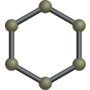 download Benzene Ring clipart image with 180 hue color