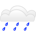 download Overcloud Rainfall clipart image with 45 hue color
