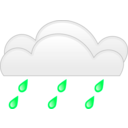 download Overcloud Rainfall clipart image with 315 hue color