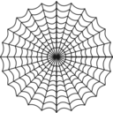 download Spiders Web clipart image with 270 hue color