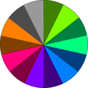 download Pie Chart clipart image with 90 hue color
