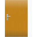 download Door clipart image with 0 hue color