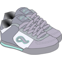 download Shoes clipart image with 180 hue color