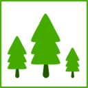 download Eco Green Trees Icon clipart image with 0 hue color
