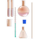 download Chemistry Set clipart image with 180 hue color