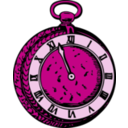 download Old Pocketwatch clipart image with 270 hue color