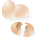 download Eggs clipart image with 0 hue color
