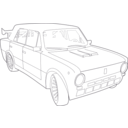 download Tuned Lada Vaz 2101 clipart image with 270 hue color