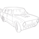 download Tuned Lada Vaz 2101 clipart image with 315 hue color