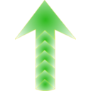 download Arrow clipart image with 180 hue color