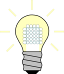 Light Bulb Led On