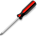 download A Screwdriver clipart image with 315 hue color
