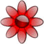 Red Glossy Flower