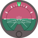 download Attitude Indicator clipart image with 135 hue color