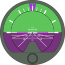 download Attitude Indicator clipart image with 270 hue color